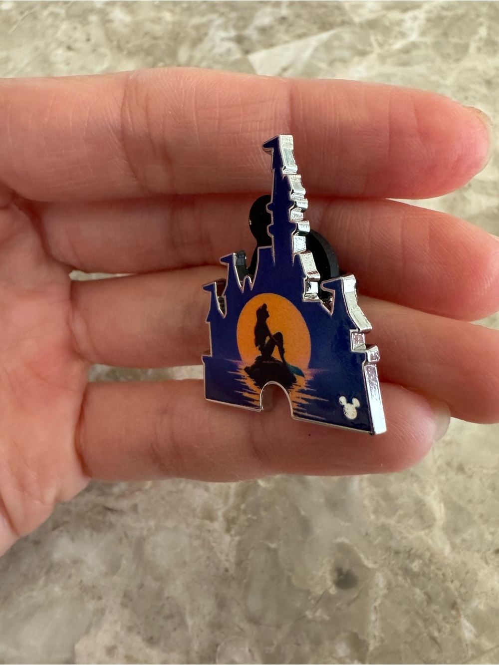 WDW 2026 Hidden Disney Mickey (Wave A) Castle Little Mermaid Ariel Trading Pin - Picture 4 of 5